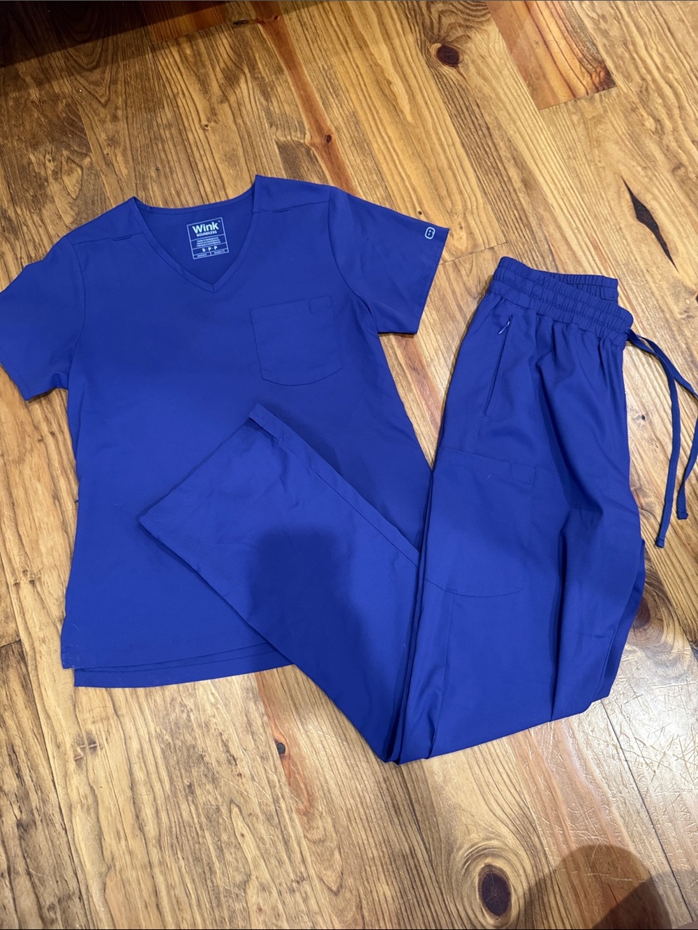 Wink Purple Scrub Set